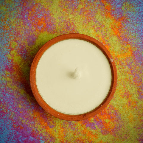 Satvik Pure Desi Ghee Akhand Jyot, crafted with natural desi ghee for 6 to 8 hours of continuous burning. Made of eco-friendly clay, perfect for spiritual pooja and rituals. Indiaβs Largest Pooja Accessories Brand β www.satvikstore.in