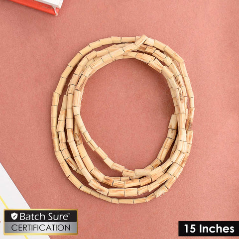 100% Original Tulsi Mala with small flat beads, crafted with 108+1 authentic beads for chanting, meditation, and spiritual practices. Known for its purity and spiritual benefits. Indiaβs Premium Jap Mala Store - www.satvikstore.in