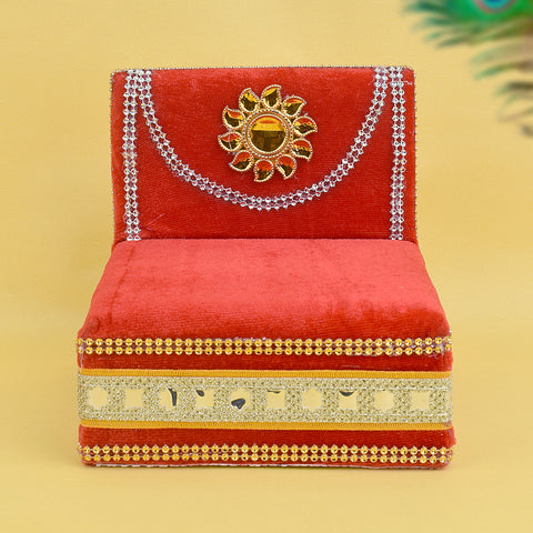 Divine Embrace Velvet Sleeping Bed Small for Laddu Gopal β Indiaβs Largest Pooja Accessories Brand β www.satvikstore.in