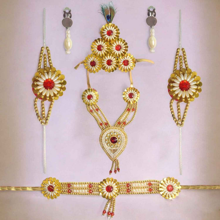 Traditional Shringhar Set for Laddu Gopal β Elegant Pooja Adornment β Indiaβs Largest Pooja Accessories Brand β www.satvikstore.in