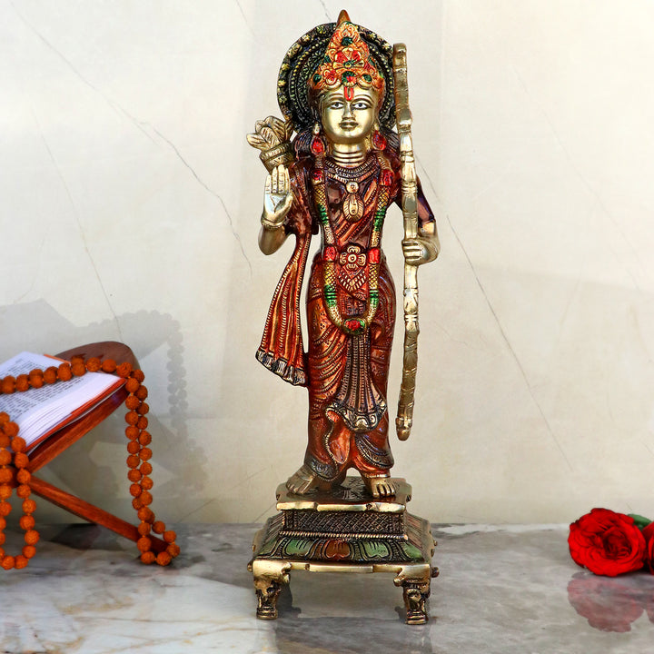 Keeping Ram with Bow Statue is good for Strength. Rama not only strings the bow, but he also snaps it with his strength and victory. In this situation, the bow is more than just a symbol of Rama's great strength; it also acts as a symbol of Rama's goodness, worthiness, and divine origins.