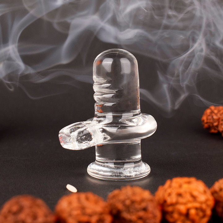 Small Sphatik Crystal Shiva Lingam for Worship β Indiaβs Largest Pooja Accessories Brand β www.satvikstore.in