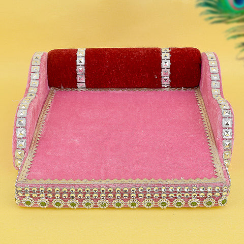 Velvet Treasures β Laddu Gopal's Cherished Bed Large β Indiaβs Largest Pooja Accessories Brand β www.satvikstore.in