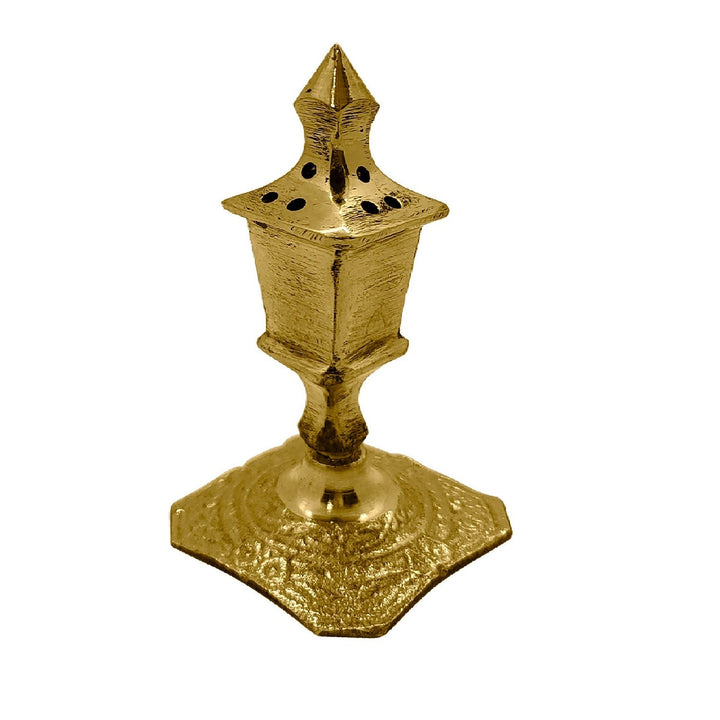 3-inch pure brass agarbatti stick stand, compact and elegant design for securely holding incense sticks during pooja, meditation, or daily rituals. 
Indiaβs Largest Pooja Accessories Brand β www.satvikstore.in