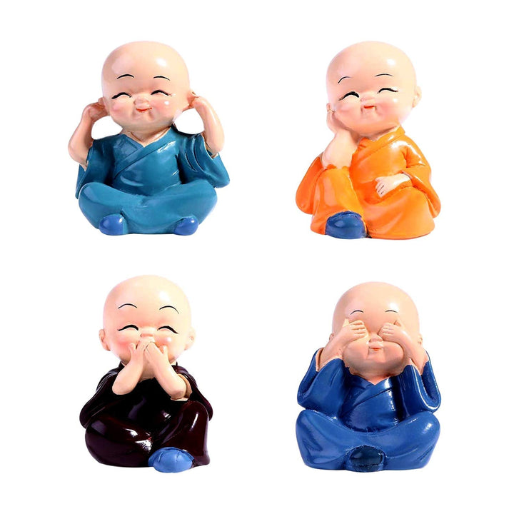 Laughing Monk / Buddha idol, radiating joy and serenity, symbolizing happiness, inner peace, and wisdom through the gentle smile and peaceful posture. Indiaβs Largest Pooja Accessories Brand β www.satvikstore.in