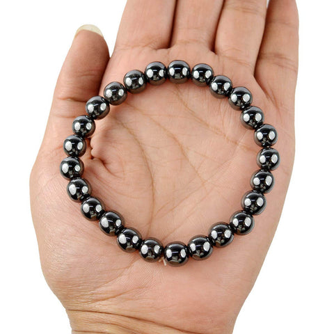 Authentic Hematite Crystal Bracelet for Reiki Healing β 8 MM Beads for Grounding, Focus, and Energy Balance. Indiaβs Largest Pooja Accessories Brand β www.satvikstore.in