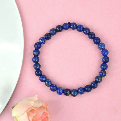 Authentic Lapis Crystal Bracelet for Reiki Healing β 6 MM Beads for Intuition, Clarity, and Inner Peace. Indiaβs Largest Pooja Accessories Brand β www.satvikstore.in