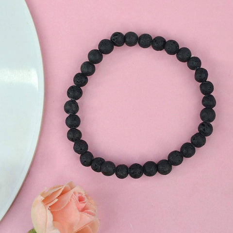 Authentic Lava Crystal Bracelet for Reiki Healing β 6 MM Beads for Grounding, Strength, and Energy Balance. Indiaβs Largest Pooja Accessories Brand β www.satvikstore.in
