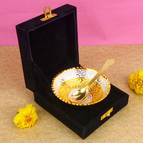 Beautifully crafted decorative embossed silver base bowl with intricate detailing, perfect for pooja rituals, home dΓ©cor, or festive gifting. Indiaβs Largest Pooja Accessories Brand β www.satvikstore.in
