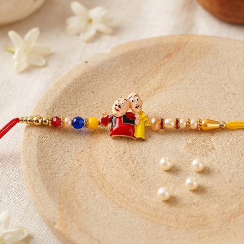 Fun Motu Patlu Cartoon Character Kids Rakhi