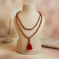 2 Mukhi Rudraksha mala natural Indo two face Rudraksha for harmony. India’s Premium Rudraksha Jap Mala Brand - www.satvikstore.in