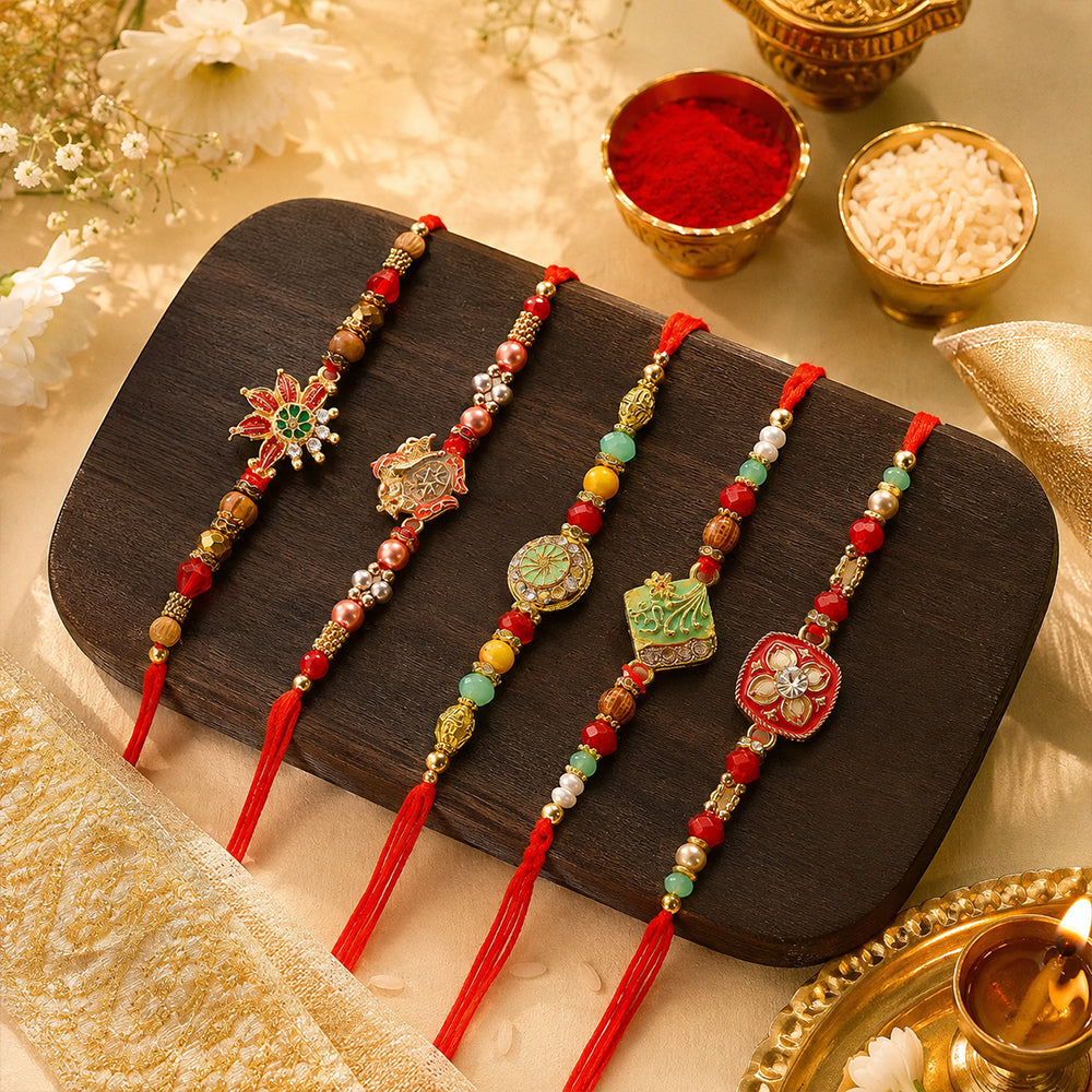 Set of 5 Rakhi