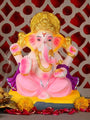 8 Inch Lambodara Eco-Friendly Ganesha Idol in Padmasana Pose of Ganpati | India’s Largest Pooja Accessories Brand – www.satvikstore.in
