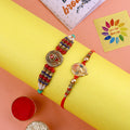 Beautiful Designer Rakhi set of 2 for Brother with premium handcrafted design by Satvikstore.in