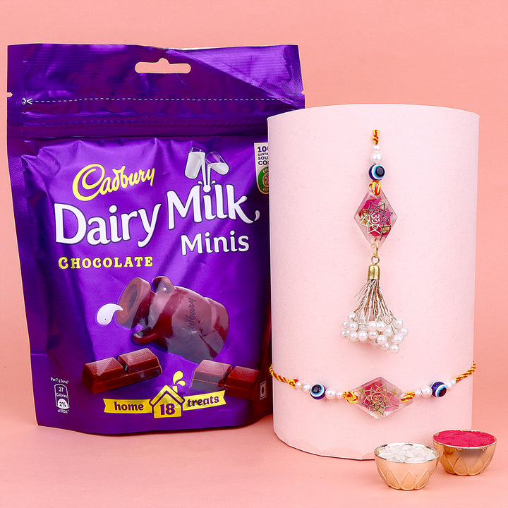Bhaiya Bhabhi Rakhi Chocolate Gift Combo India’s Largest Pooja Accessories Brand – www.satvikstore.in
