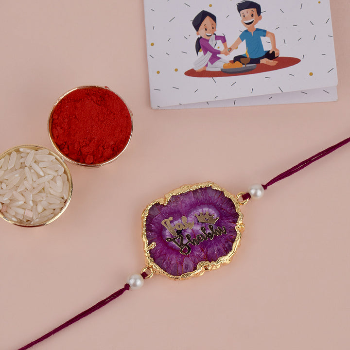 Blessed Agate Stone Fab Bhabhi Rakhi India’s Largest Pooja Accessories Brand – www.satvikstore.in
