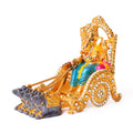 Metal Ganpati on Rath Statue Puja Store Online Pooja Items Online Puja Samagri Pooja Store near me www.satvikstore.in