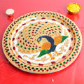Decorative Stainless Steel Peacock Thali Puja Store Online Pooja Items Online Puja Samagri Pooja Store near me www.satvikstore.in