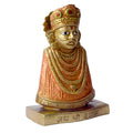  This 6.3-inch Khatu Shyam idol is a symbol of divine grace, devotion, and spiritual protection. Crafted with exquisite detail, it beautifully captures the serene expression of Lord Khatu Shyam, a revered deity known for bestowing blessings of prosperity, health, and happiness upon his devotees. 
