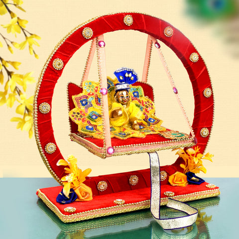 Decorative Laddu Gopal Ji Jhula | India’s Largest Pooja Accessories Brand – www.satvikstore.in
