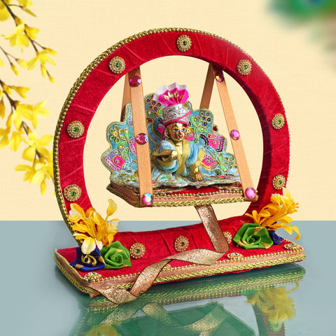Decorative Laddu Gopal Ji Jhula | India’s Largest Pooja Accessories Brand – www.satvikstore.in
