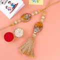 Designer Couple Rakhi Set for Bhaiya and Bhabhi on Raksha Bandhan India’s Largest Pooja Accessories Brand – www.satvikstore.in
