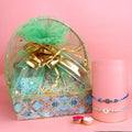 Designer Rakhi Gift Hamper for Raksha Bandhan India’s Largest Pooja Accessories Brand – www.satvikstore.in
