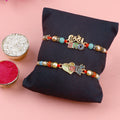 Designer Traditional Rakhi Combo Set of 2 India’s Largest Pooja Accessories Brand – www.satvikstore.in
