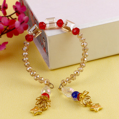 Elegant Lumba Rakhi for sister-in-law featuring traditional design from India’s Largest Pooja Accessories Brand – www.satvikstore.in

