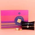 Elegant Rakhi with cookies gift combo India’s Largest Pooja Accessories Brand – www.satvikstore.in
