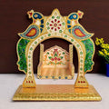 Golden Meenakari Jhula | India’s Largest Pooja Accessories Brand – www.satvikstore.in