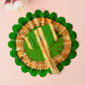 Green Laddu Gopal Dress with Golden Border | India’s Largest Pooja Accessories Brand – www.satvikstore.in