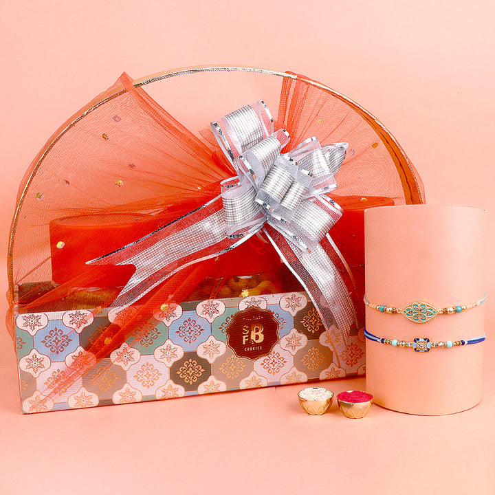 Handcrafted Rakhi with Premium Dry Fruit Gift Hamper India’s Largest Pooja Accessories Brand – www.satvikstore.in
