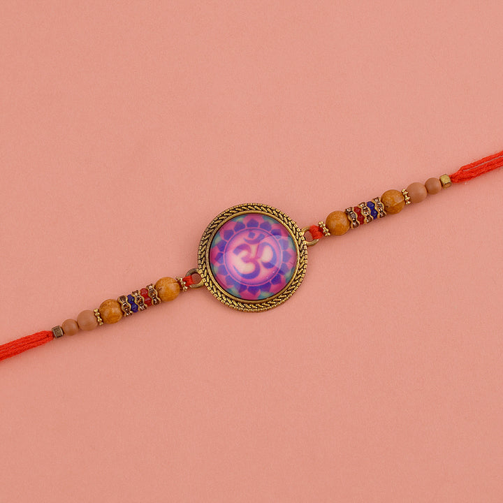 Om Designer Rakhi online | India’s Largest Pooja Accessories Brand – www.satvikstore.in
