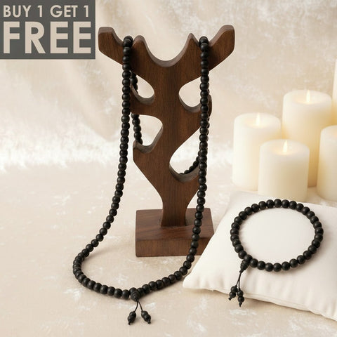 Karungali Mala 8mm with Sumeru Bead Govt Certified Original