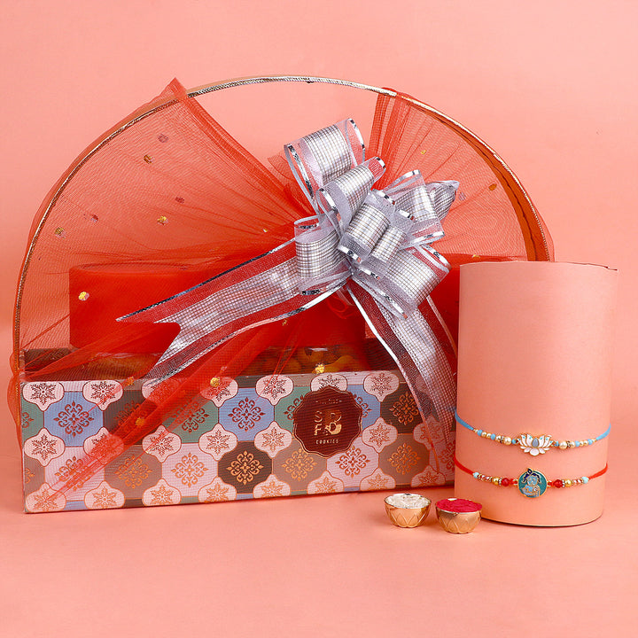 Perfect Rakhi with gift hamper for Raksha Bandhan celebration India’s Largest Pooja Accessories Brand – www.satvikstore.in
