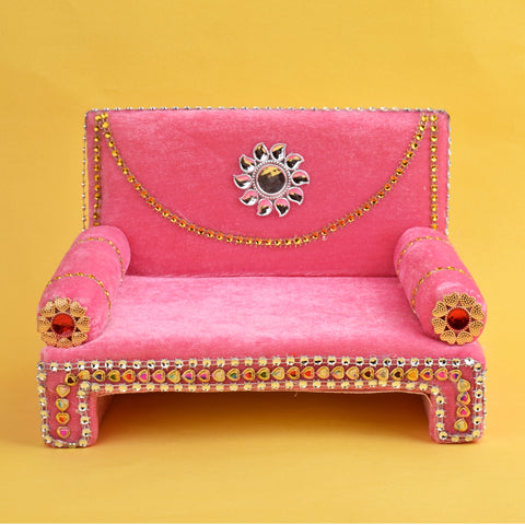 Laddu Gopal's Velvet Singhasan | India’s Largest Pooja Accessories Brand – www.satvikstore.in
