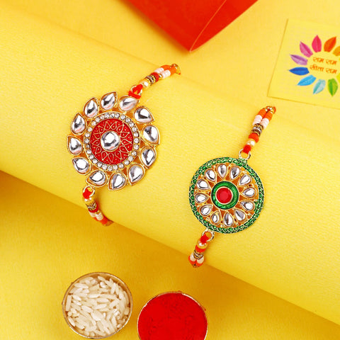 Premium Kundan Rakhi India’s Largest Pooja Accessories Brand – www.satvikstore.in
