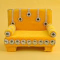 Pretty Yellow Laddu Gopal's Singhasan | India’s Largest Pooja Accessories Brand – www.satvikstore.in
