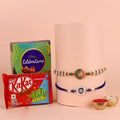 Rakhi Set of 2 & Chocolate Gift Combo India’s Largest Pooja Accessories Brand – www.satvikstore.in

