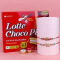 Rakhi and chocolates gift combo set of 2 for Raksha Bandhan. India’s Largest Pooja Accessories Brand – www.satvikstore.in
