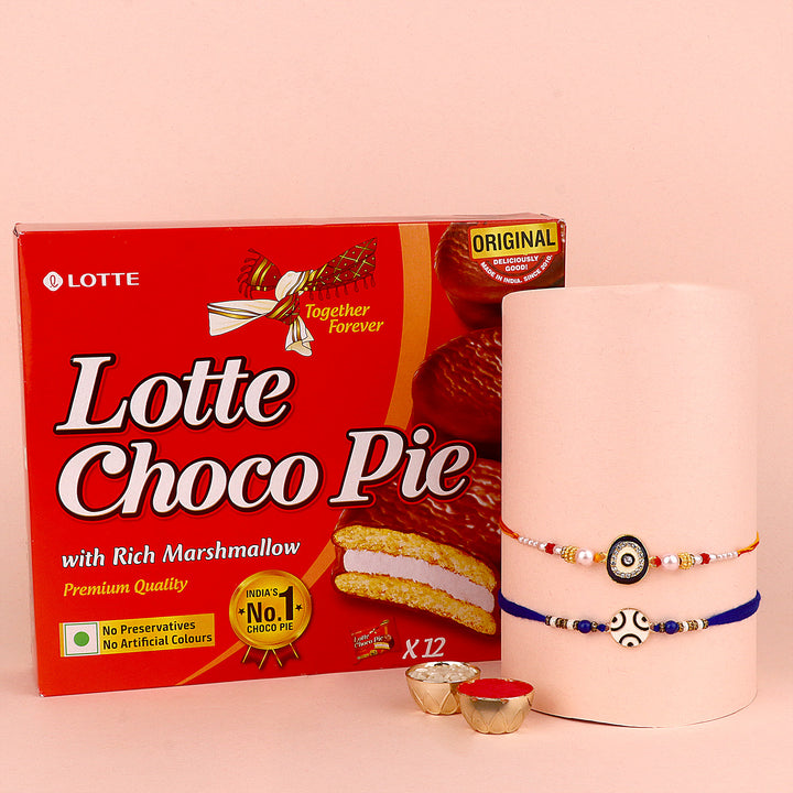 Rakhi with assorted chocolates gift combo India’s Largest Pooja Accessories Brand – www.satvikstore.in
