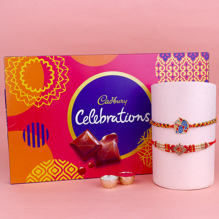 Rakhi with chocolates gift combo for brother and sister – India’s Largest Pooja Accessories Brand – www.satvikstore.in
