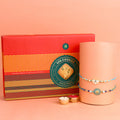 Rakhi with sweets gift combo for Raksha Bandhan celebration. India’s Largest Pooja Accessories Brand – www.satvikstore.in
