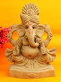 10.7 Inch Siddhidhata Eco-Friendly Ganesha idol made from natural shadu mati, ideal for eco-conscious Ganesh Chaturthi celebrations. India’s Largest Pooja Accessories Brand – www.satvikstore.in