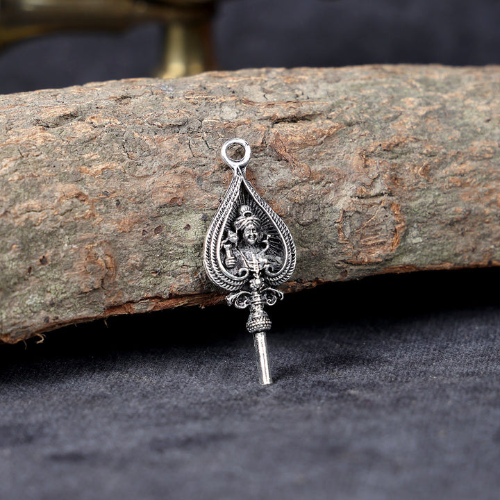 Silver Plated Pendant with Lord Murugan for Spiritual Protection, Devotion, and Positive Energy. India’s Largest Pooja Accessories Brand – www.satvikstore.in
