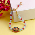 Stylish Lumba Rakhi with elegant handcrafted design India’s Largest Pooja Accessories Brand – www.satvikstore.in
