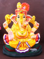 Graceful 13.4-inch Umaputra eco-friendly Ganpati idol made from natural shadu mati, showcasing serene expressions and traditional attire ideal for Ganesh Utsav 2025. India’s Largest Pooja Accessories Brand – www.satvikstore.in