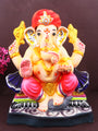 12.5-inch Vishwaraja eco-friendly Ganpati idol, crafted from eco-conscious materials, symbolizing Lord Ganesha’s royal form and grandeur, perfect for spiritual ceremonies and home decor. India’s Largest Pooja Accessories Brand – www.satvikstore.in

