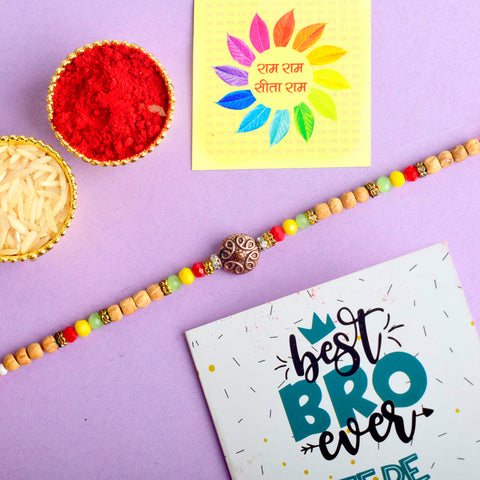 colorful beaded Rakhi | India’s Largest Pooja Accessories Brand – www.satvikstore.in